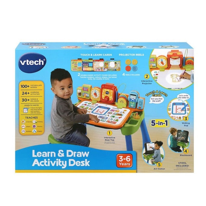 VTech Get Ready For School Learning Desk Up