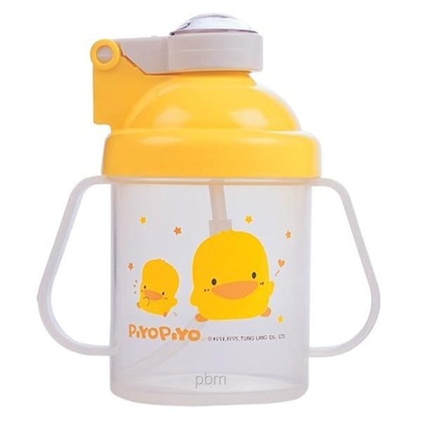 Piyo Piyo Pop Up Straw Water Bottle