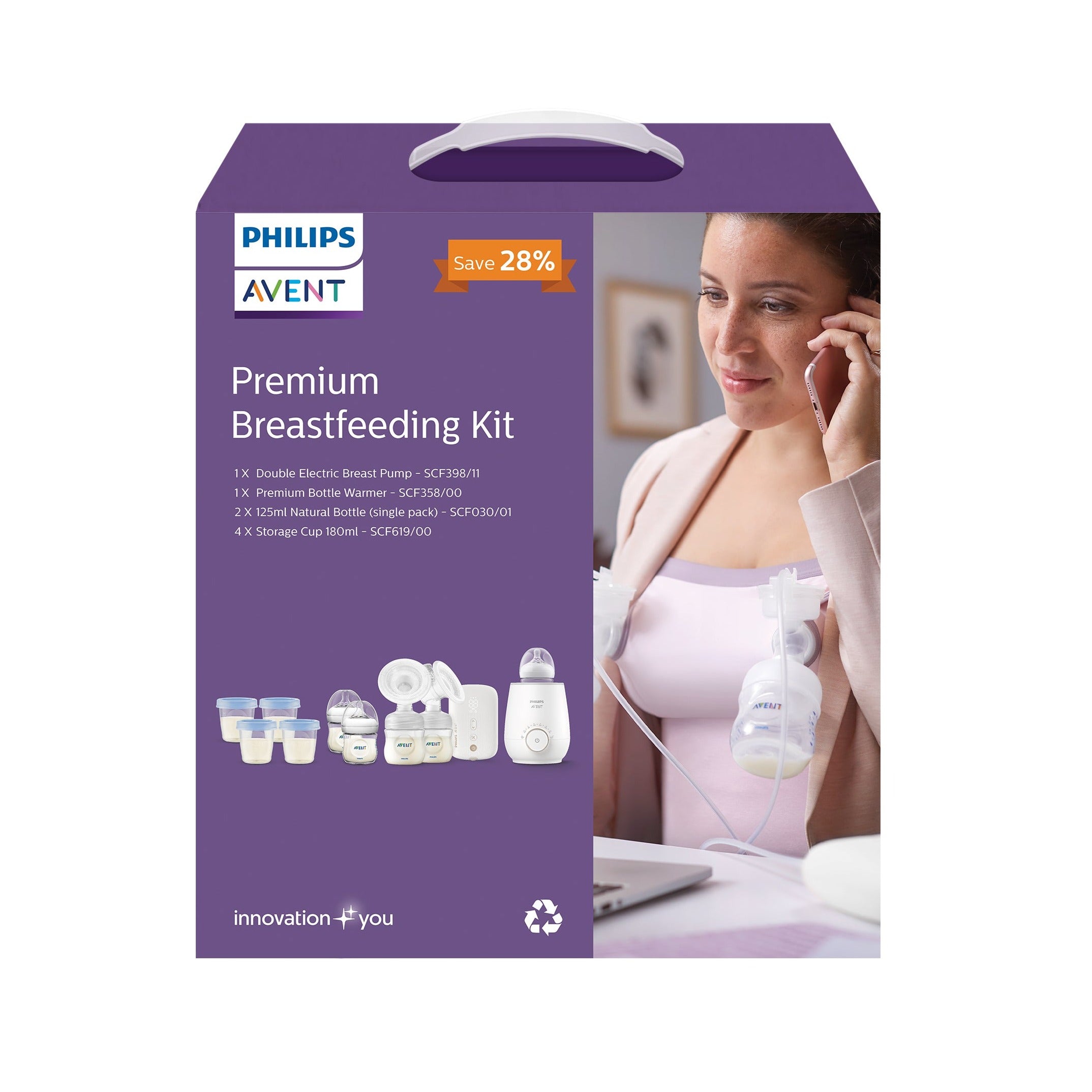 Philips Avent Double Breast Pump Premium Set (Promo)