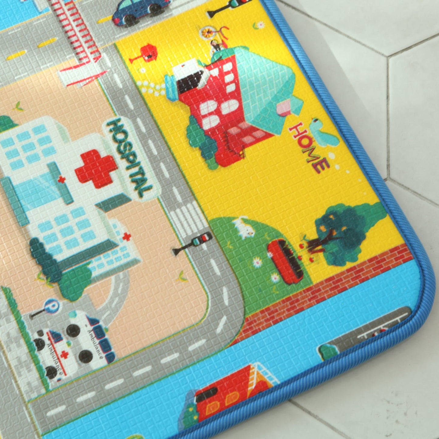 PE Dual Side Play Mat (City Tour)