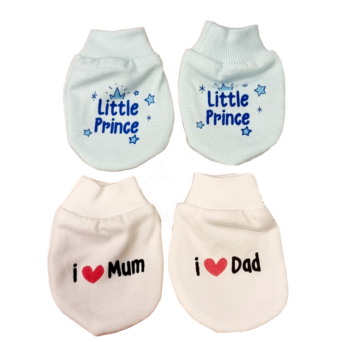 Preemie 2pcs Mitten Set - Little Prince