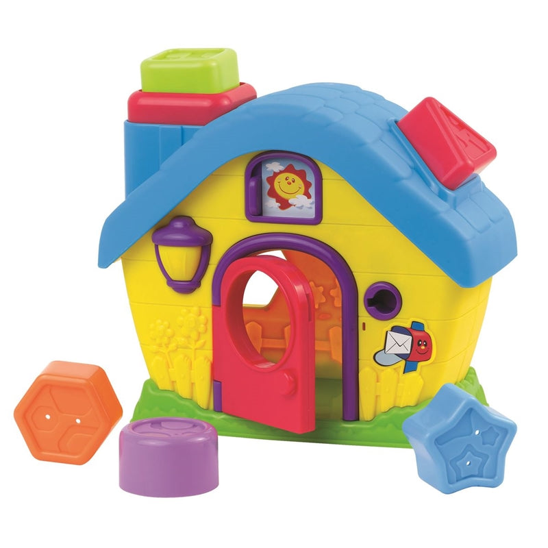 Hap-P-Kid Little Learner Playhouse Shape Sorter