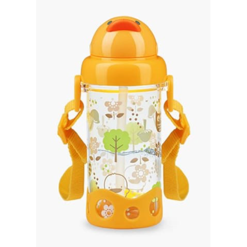 Piyo Piyo Pop Up Straw Water Bottle