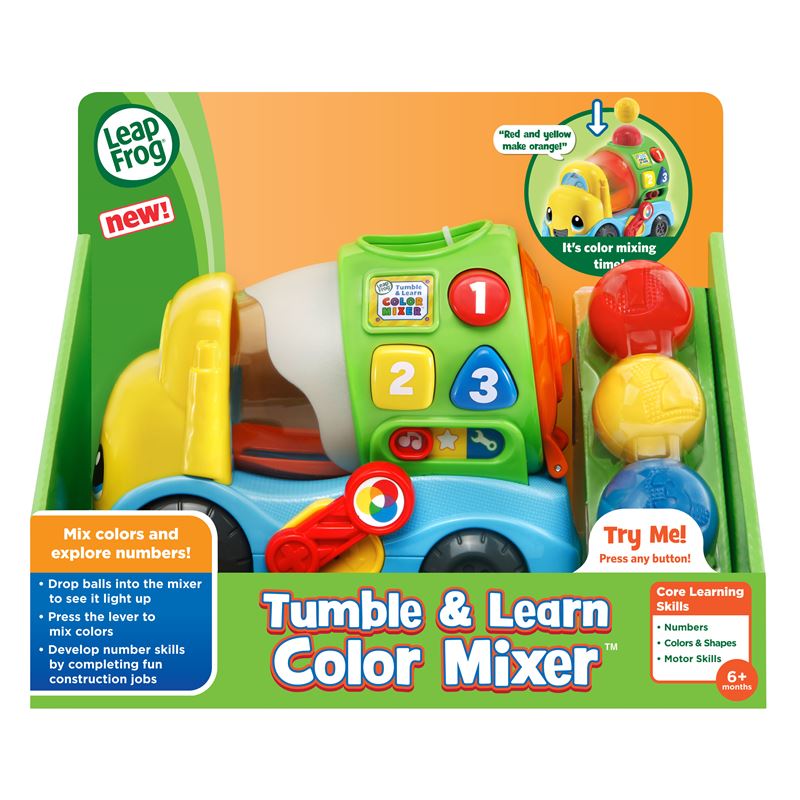 LeapFrog Tumble Learn Color Mixer Truck Kiddy Palace
