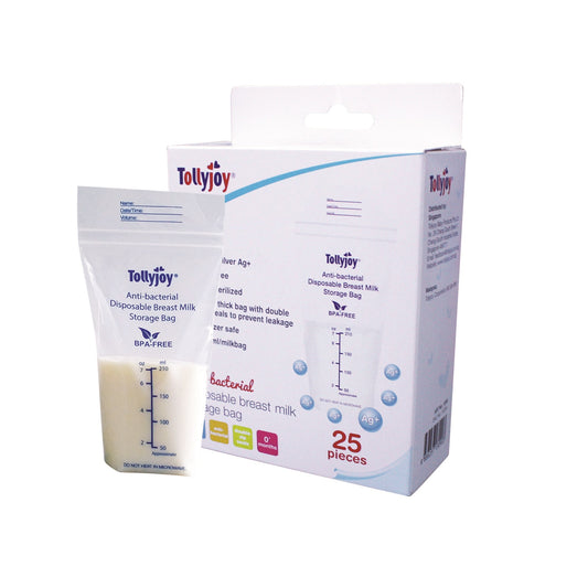 Tollyjoy Antibacterial Disposable Breast Milk Storage Bags 25pcs