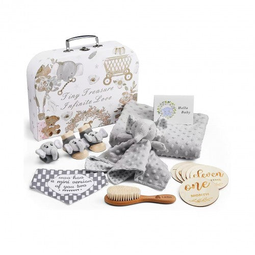 Suitcase Newborn Gift Set - Elephant