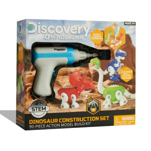Discovery Mindblown – 90-Piece Dinosaur Construction Set
