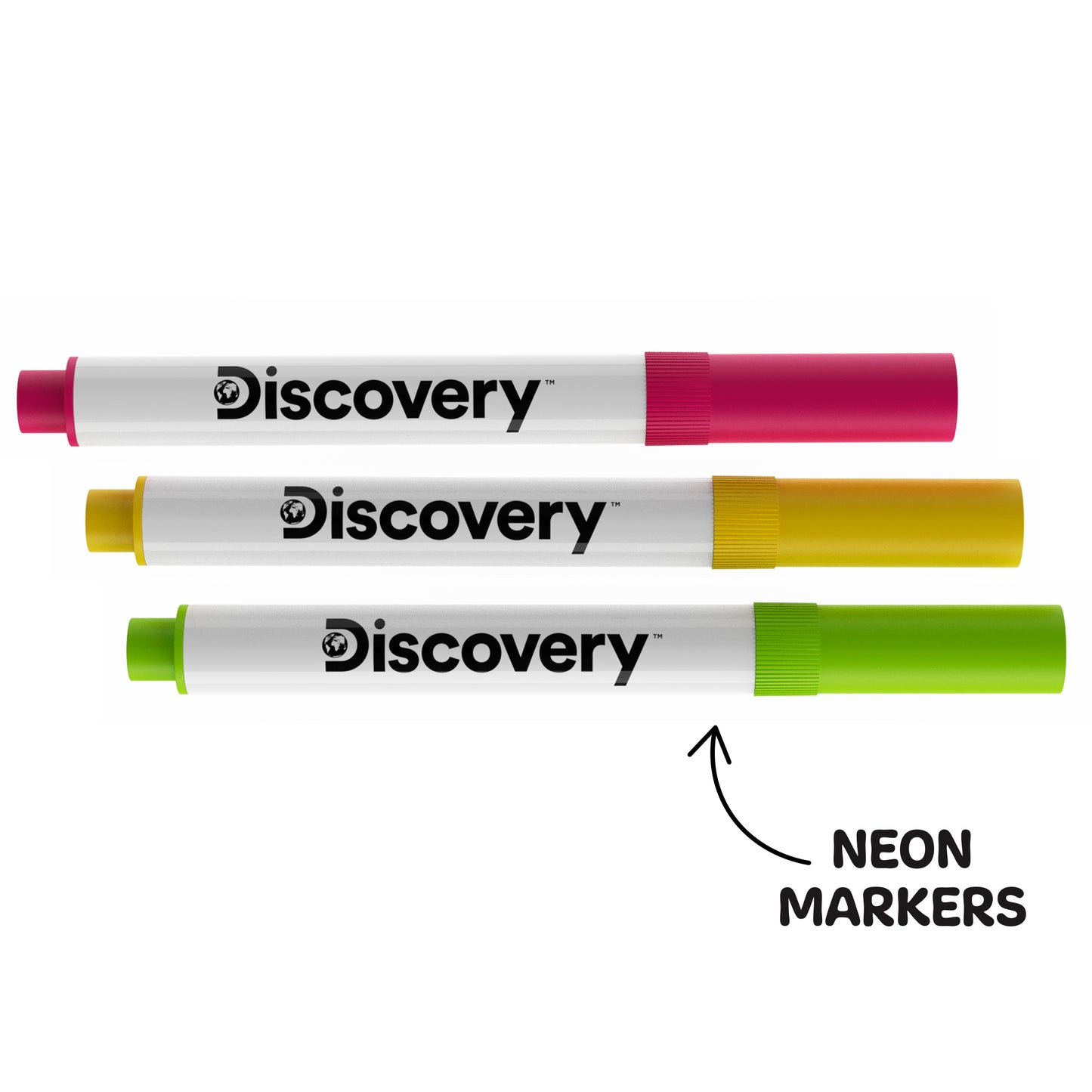 Discovery Neon LED Glow In The Dark Drawing Board