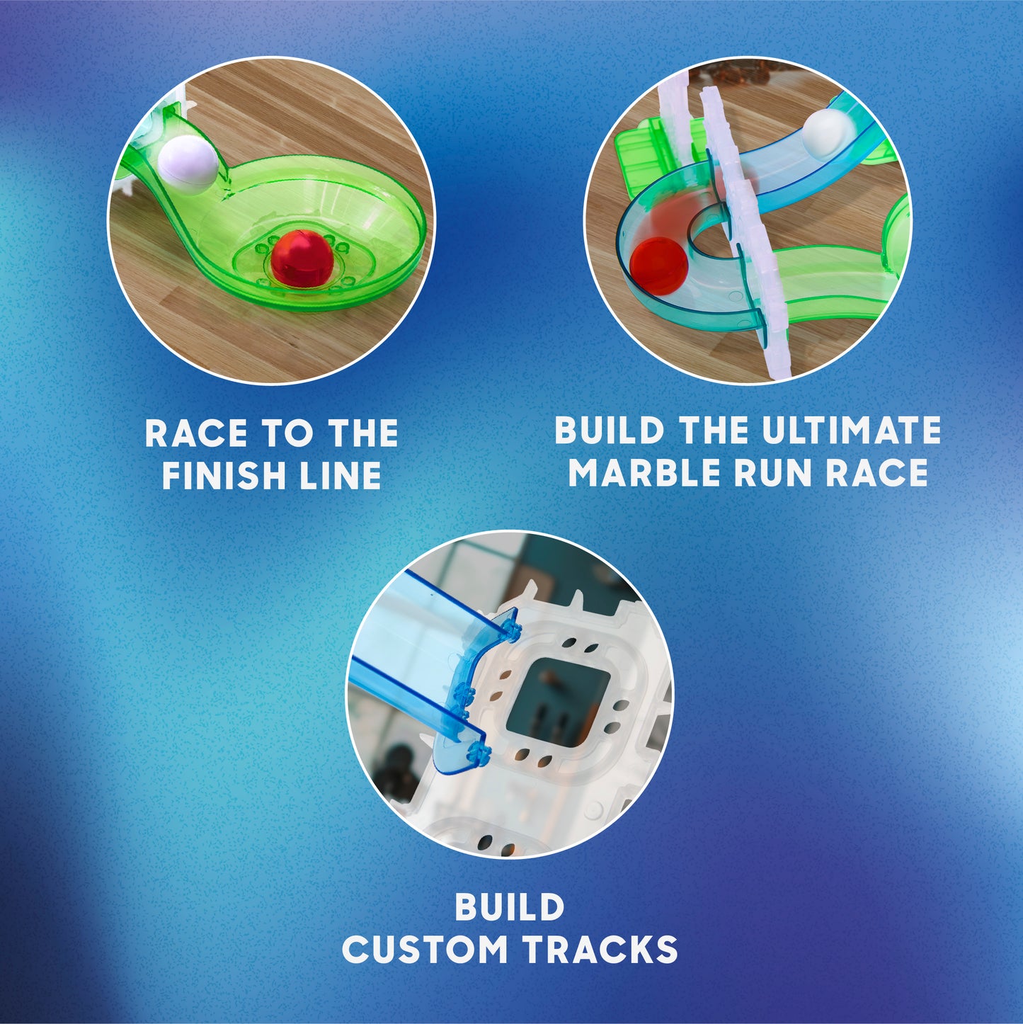 Classic Marble Run Construction Set 58-Piece