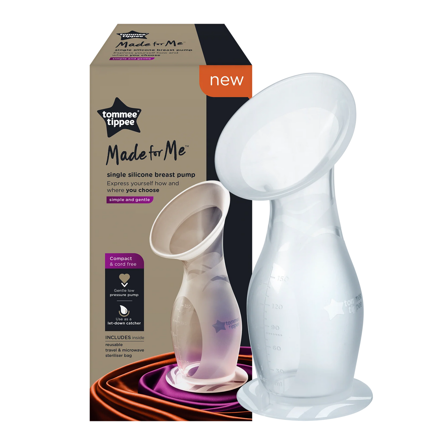 Tommee Tippee Made For Me Single Silicone Breast Pump