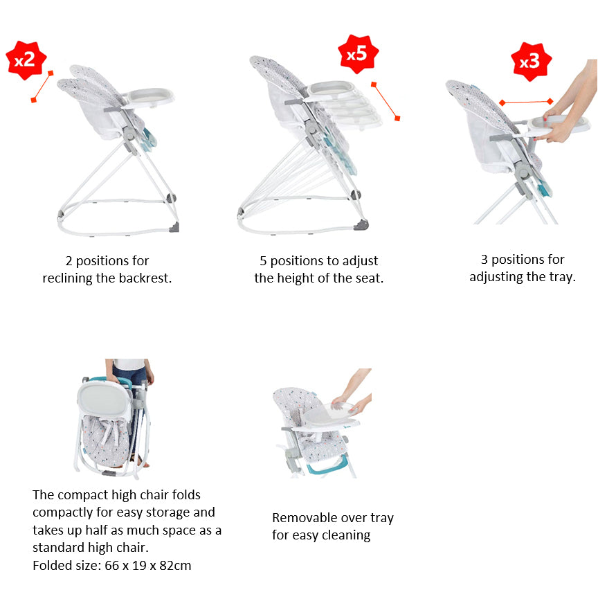 Be Joy Compact High Chair