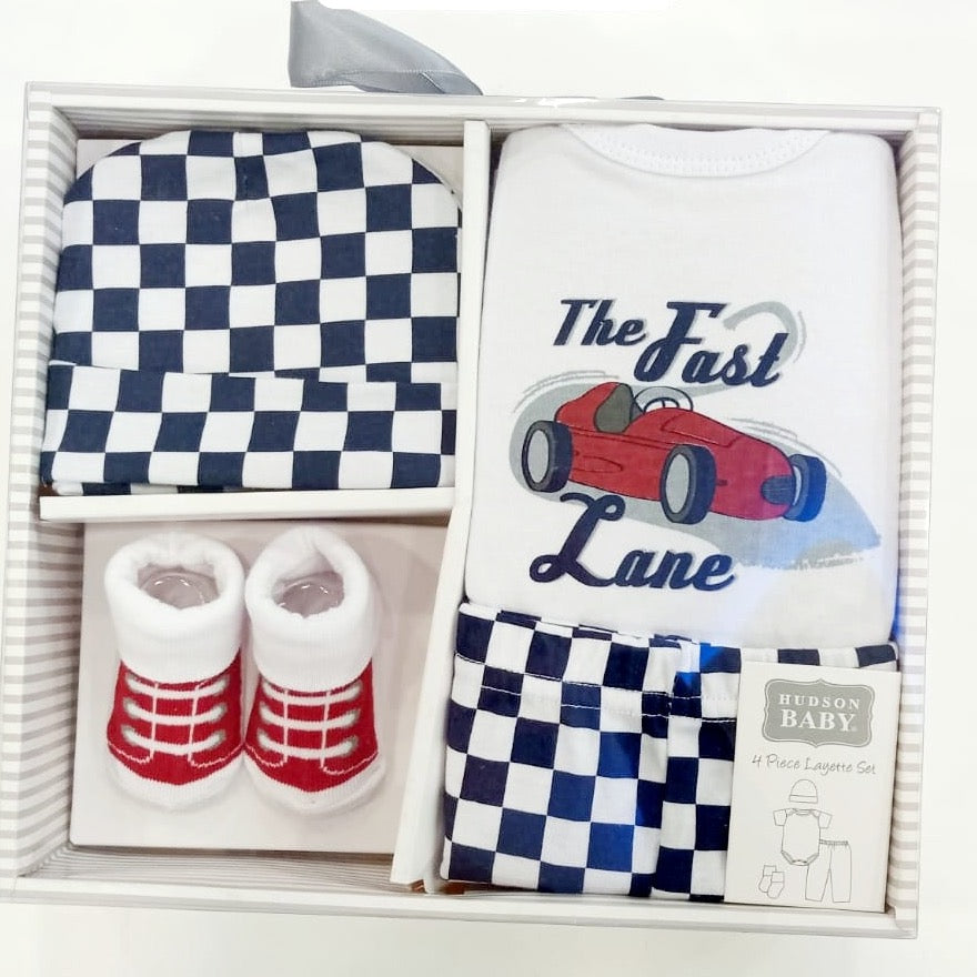 4 Piece Baby Layette Giftset