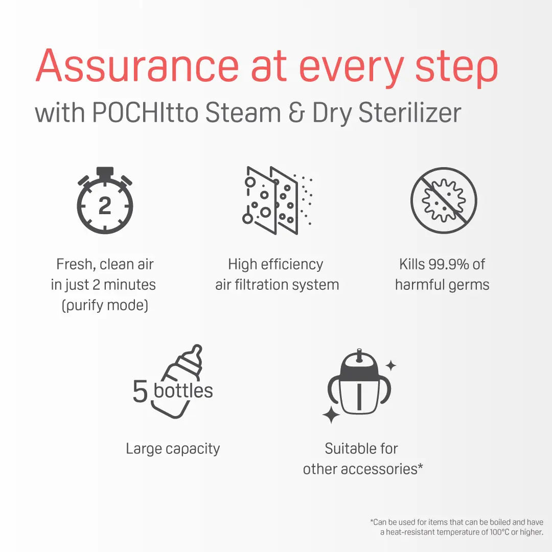 Pigeon POCHItto Steam & Dry Sterilizer