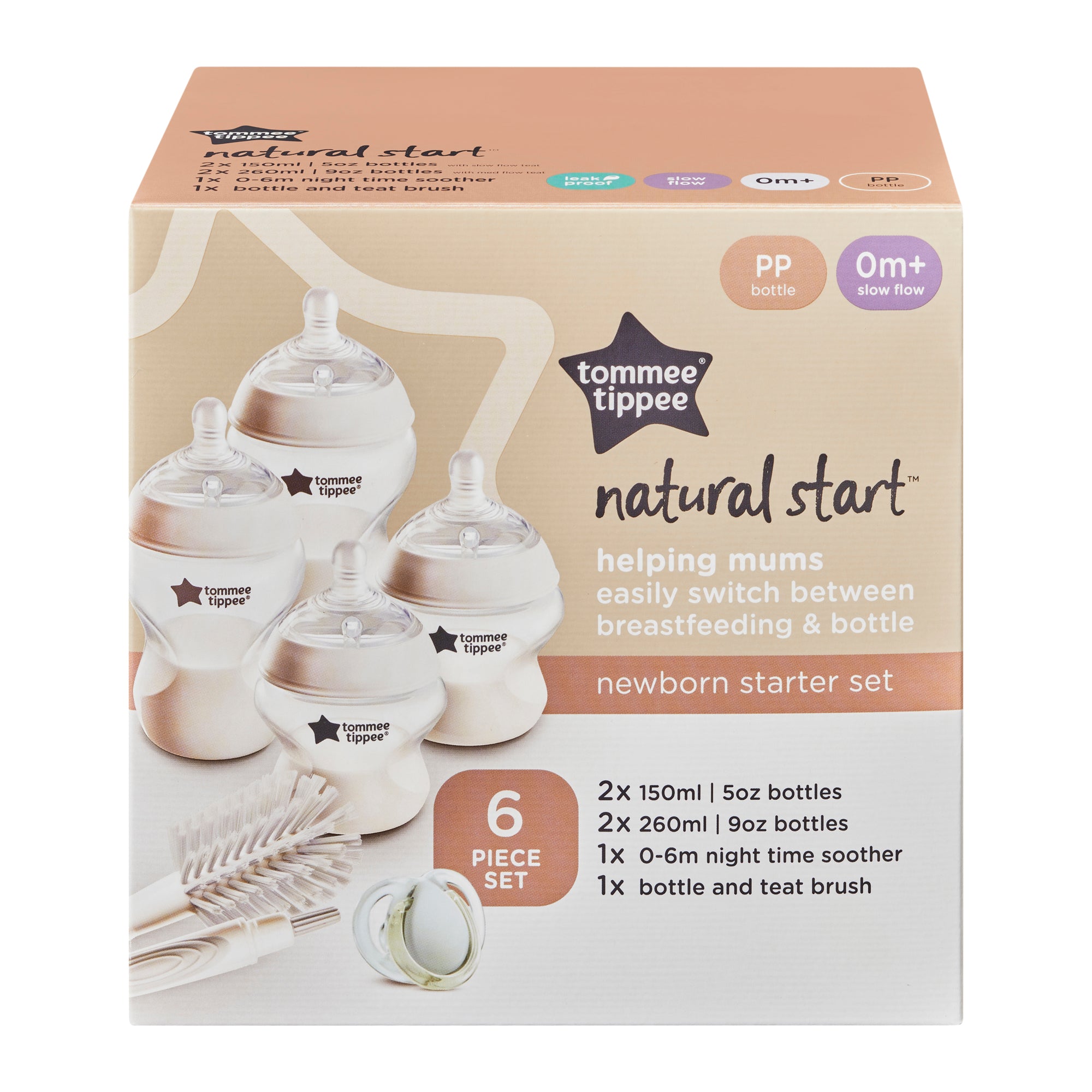 Tommee Tippee Natural Start 340ml PP Bottles 2 Pack