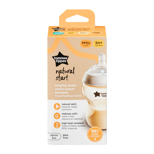 Tommee Tippee Natural Start PPSU Bottle with S Soft Teat 260ml