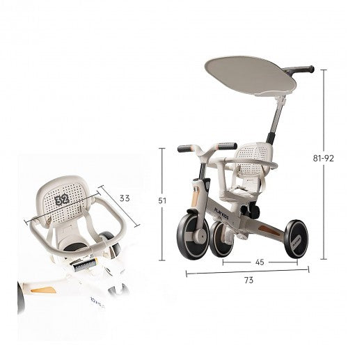 Image 28: 4 In 1 Multi-Functional Tricycle With Shade