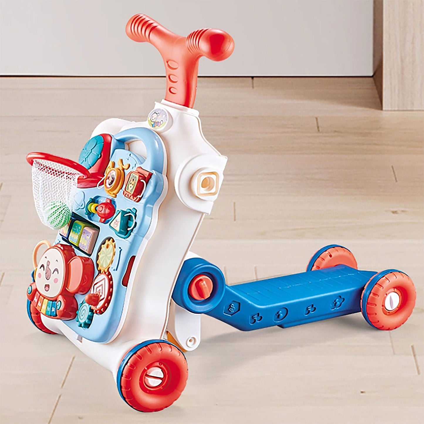 5 In 1 Musical Baby’s Pusher/Ride On/Scooter/Table/Activity Partner