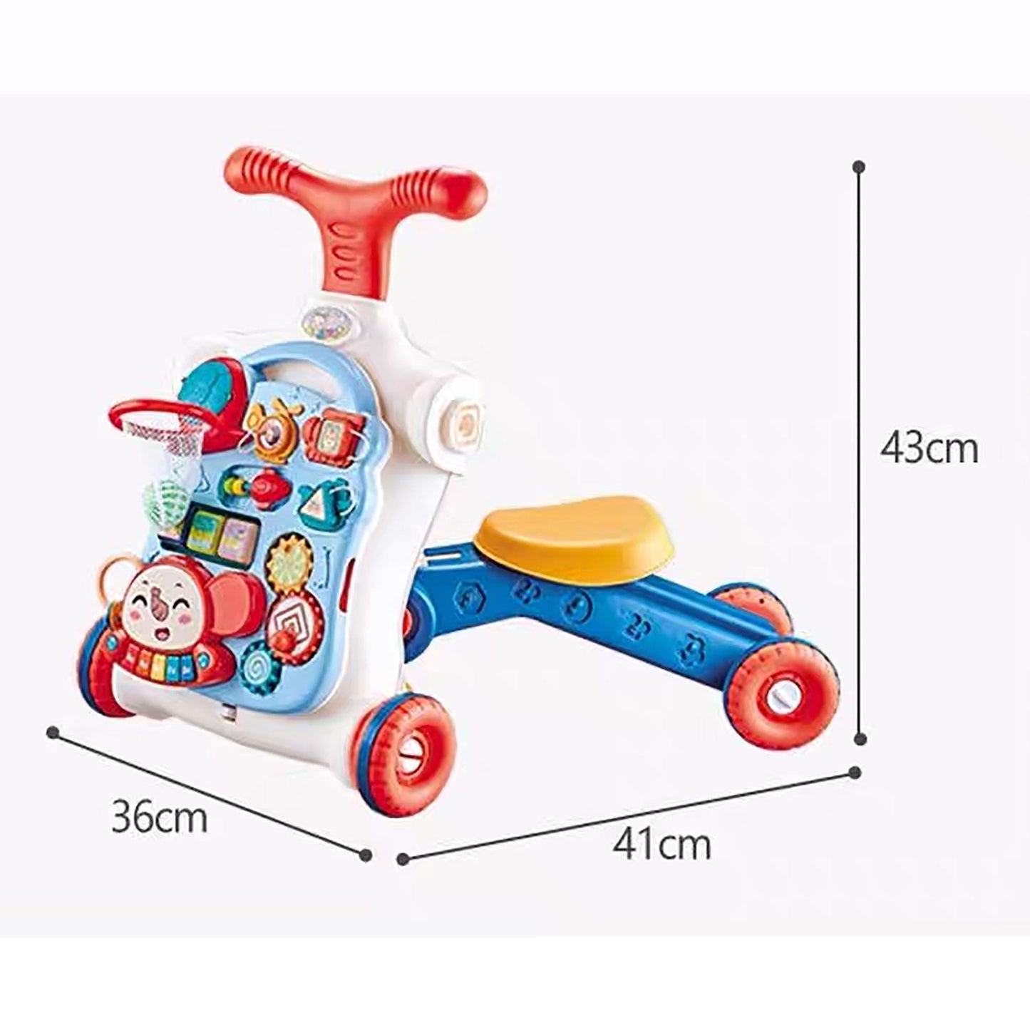 5 In 1 Musical Baby’s Pusher/Ride On/Scooter/Table/Activity Partner
