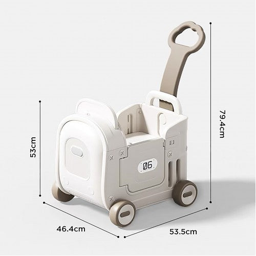 Smart System 4 In 1 Ride On Push & Pull Cart