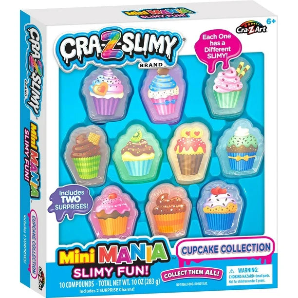 Cra-Z-Slimy Mini Mania Slimy Fun - Cupcake Collection – Kiddy Palace