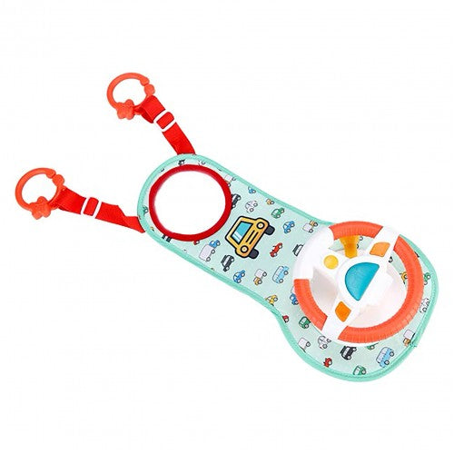 On The Go Deluxe Steering Wheel W/Mirror