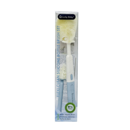 Flexi Clean Silicone Bottle Brush Set (Assorted Colour)