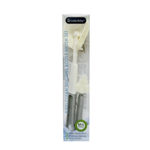 Flexi Clean Silicone Bottle Brush Set (Assorted Colour)