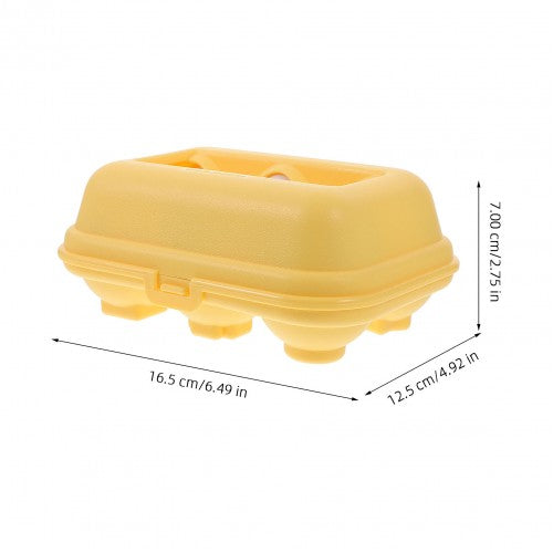 Montessori Educative Matching 6pcs Eggs for Kids with Yellow Holder - Number