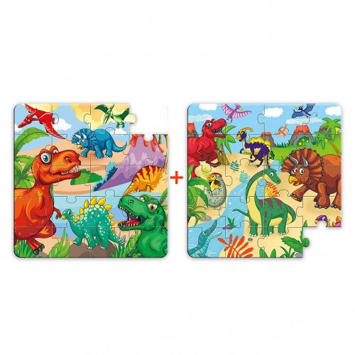 Montessori Educative Magnetic Jigsaw Puzzle 40pieces - Dino