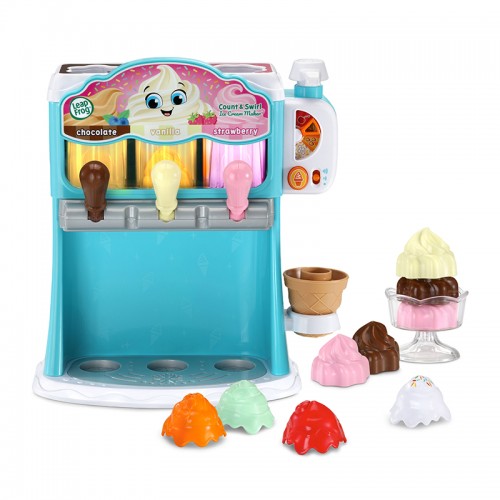 LeapFrog Count and Swirl Ice Cream Maker With Colourful Toppings