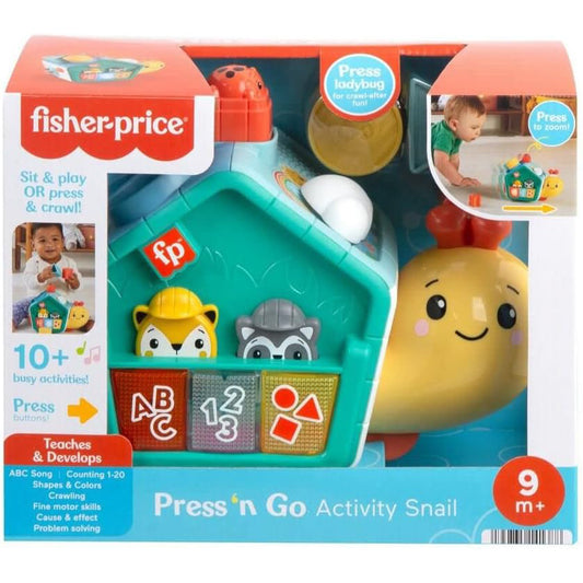 Fisher-Price Infant 2-In-1 Crawl-After Snail Pal