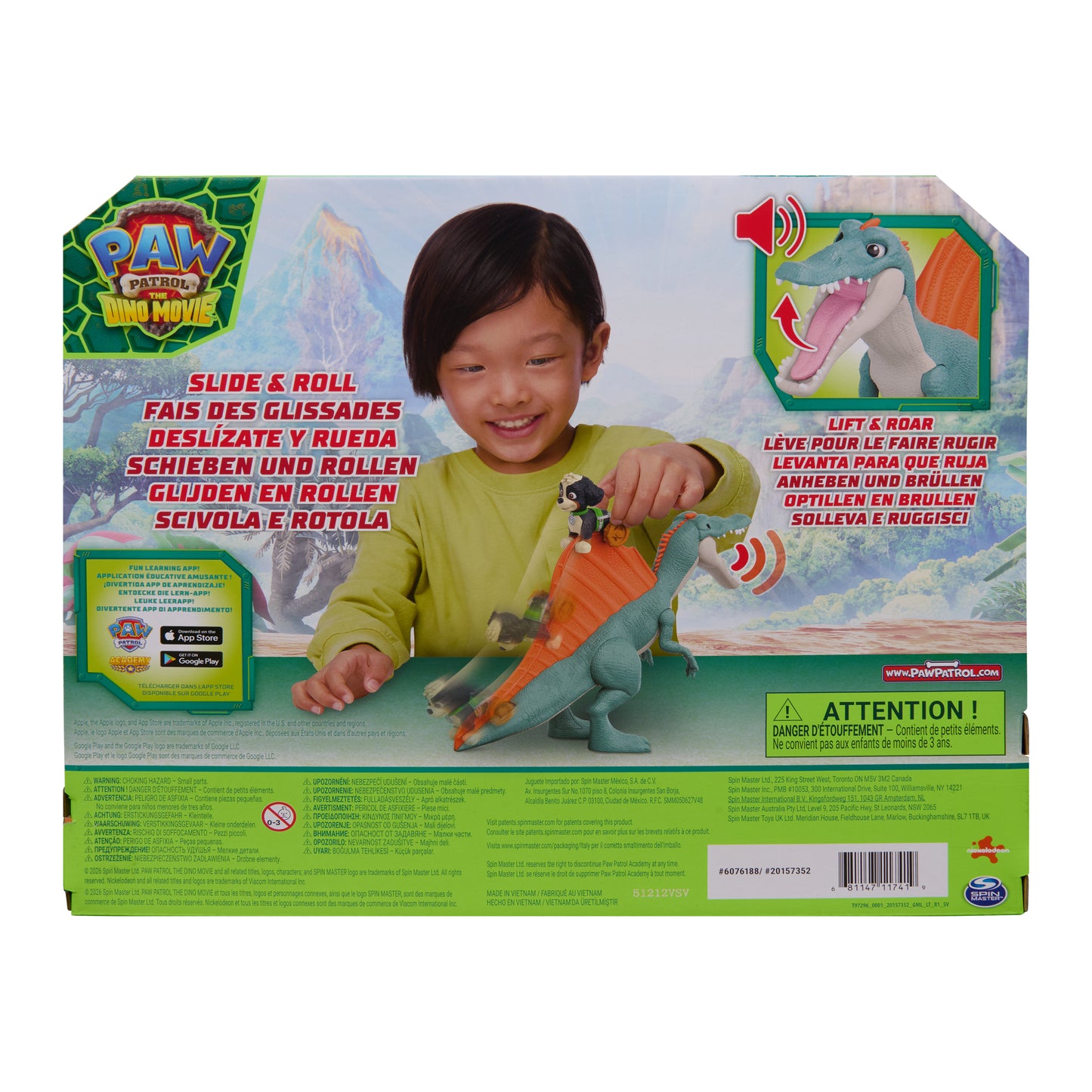 PAW Patrol Rise & Roll Dino Set