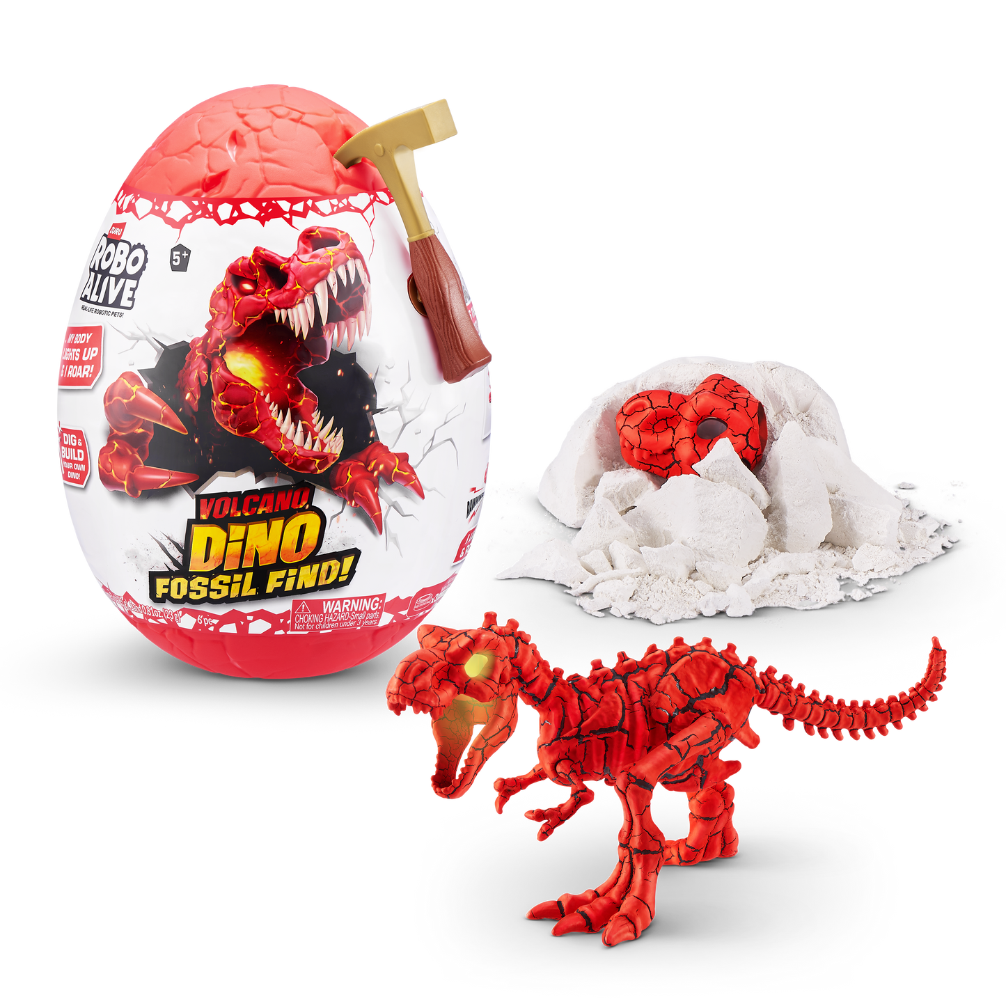 Robo Alive Volcano Dino Fossil Find