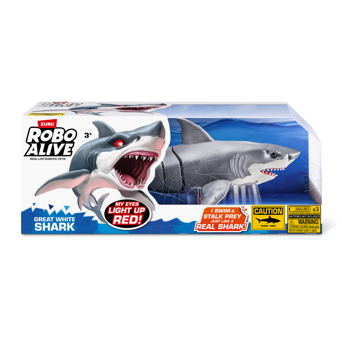 Robo Alive Great White Shark Series 1 by Zuru