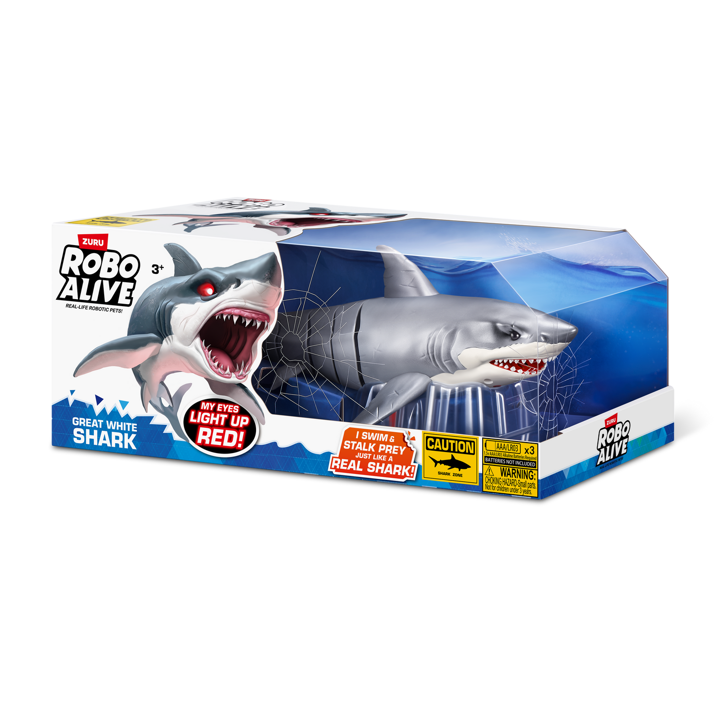 Robo Alive Great White Shark Series 1 by Zuru