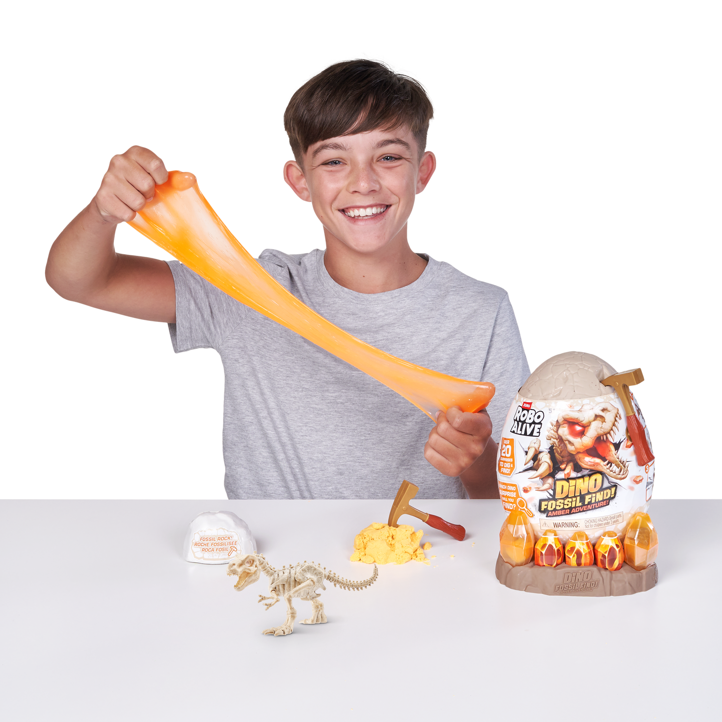 Robo Alive Fossil Find Amber Adventure by ZURU