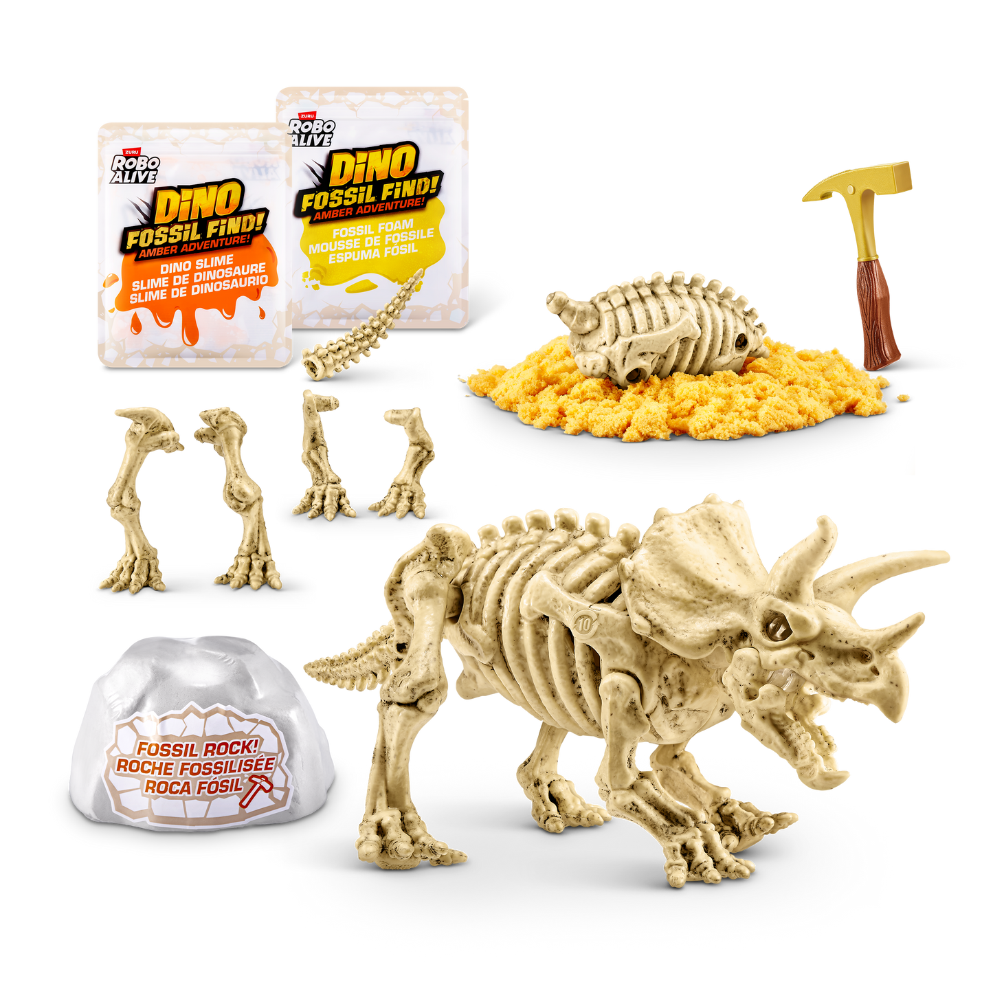 Robo Alive Fossil Find Amber Adventure by ZURU