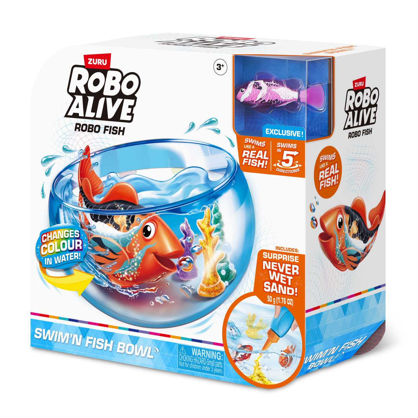Robo Fish robotic swimming pets Fish Tank Playset by Zuru