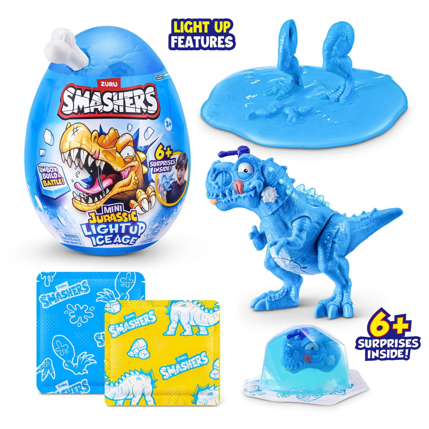 ZURU Smashers Mini Ice Age Dinosaur Surprise Egg (Blind Pack)