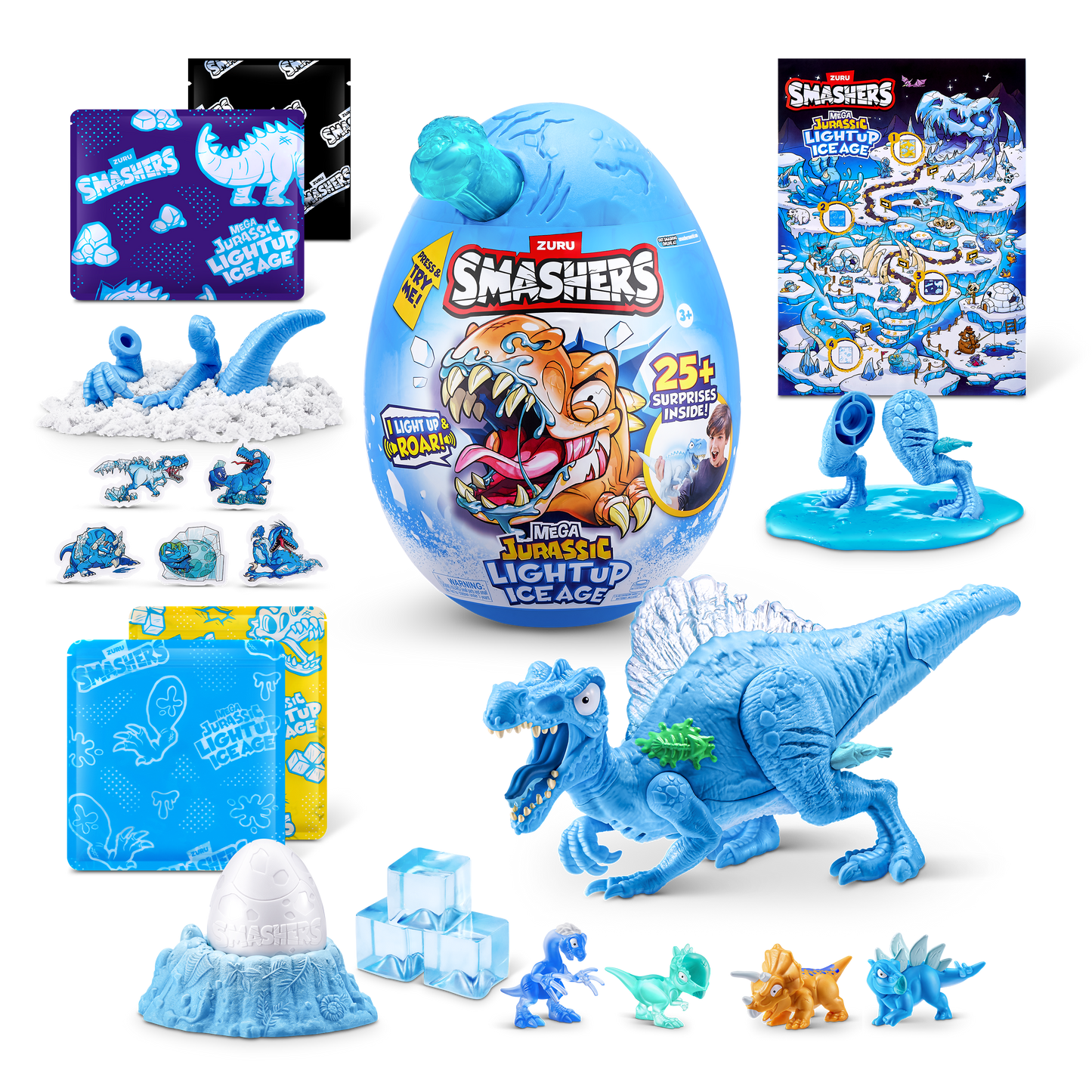 Smashers Mega Jurassic Light Up Ice Age by ZURU