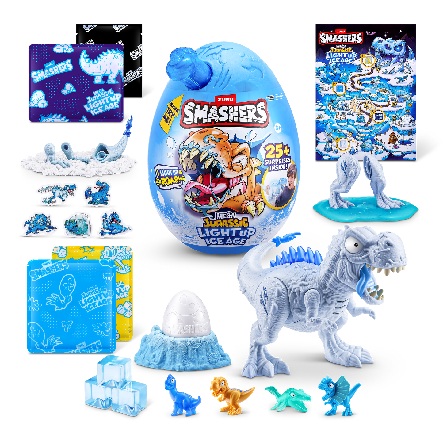 Smashers Mega Jurassic Light Up Ice Age by ZURU