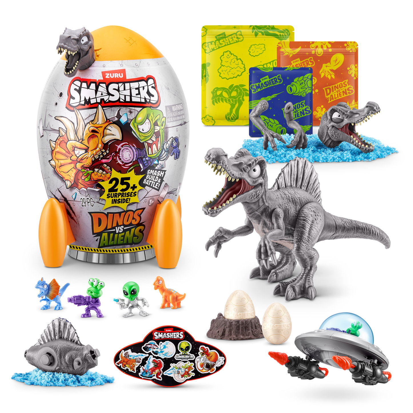Smashers Dino vs Aliens Medium by ZURU