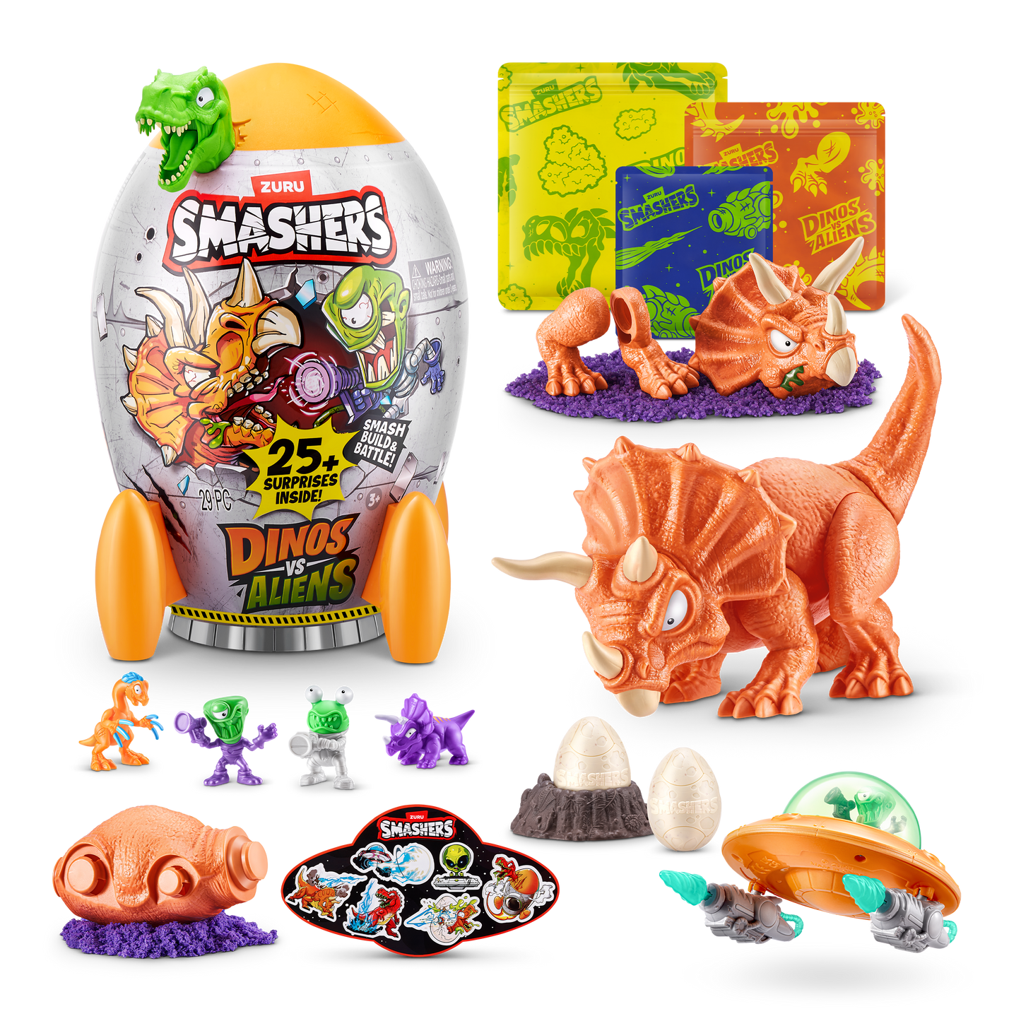 Smashers Dino vs Aliens Medium by ZURU