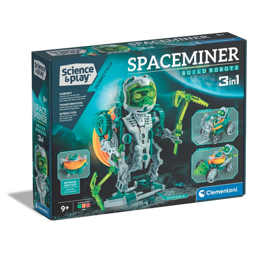 Clementoni Space Miner Robot 3 in 1