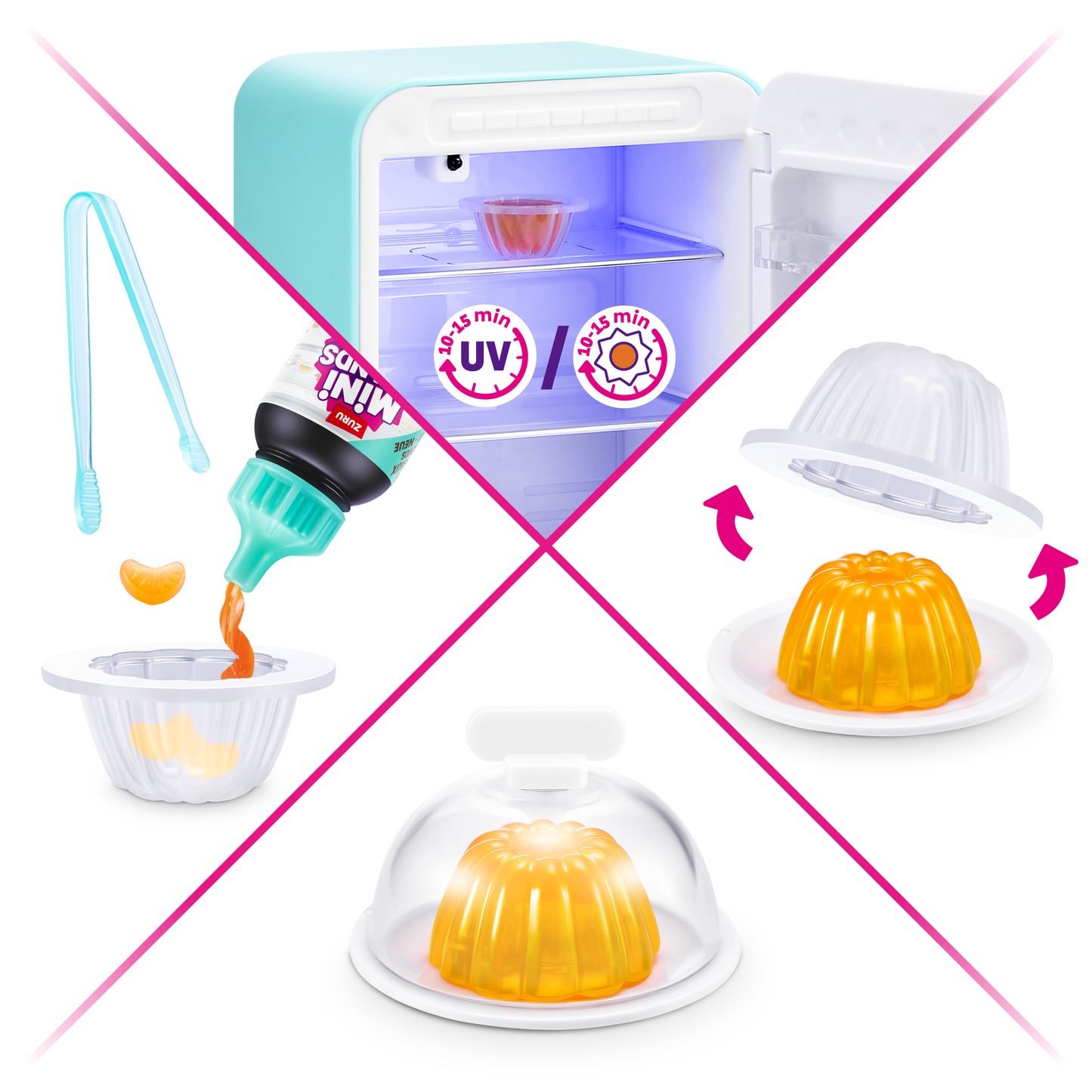 Mini Brands Fill The Fridge Playset by ZURU