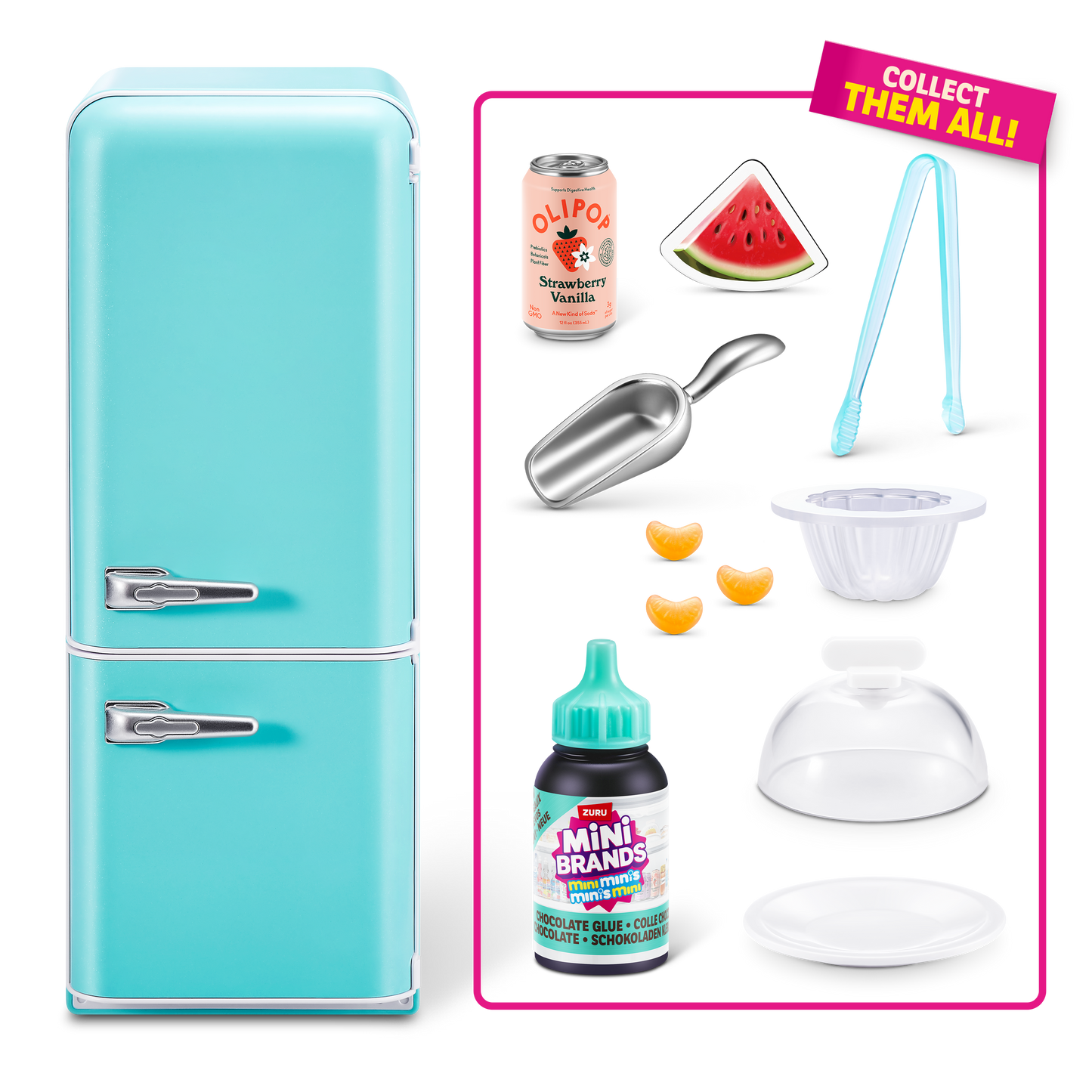 Mini Brands Fill The Fridge Playset by ZURU