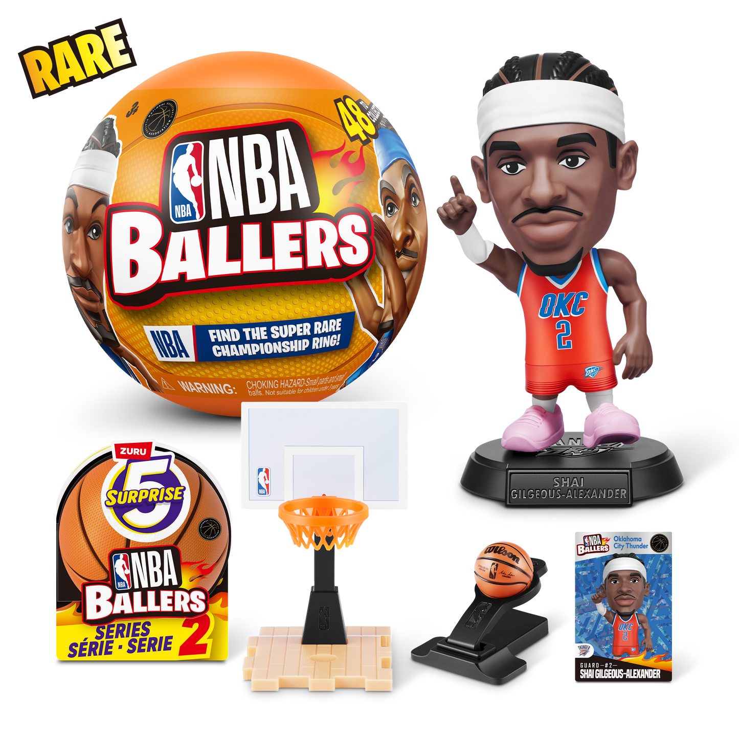 5 Surprise NBA Ballers Series 2 by ZURU