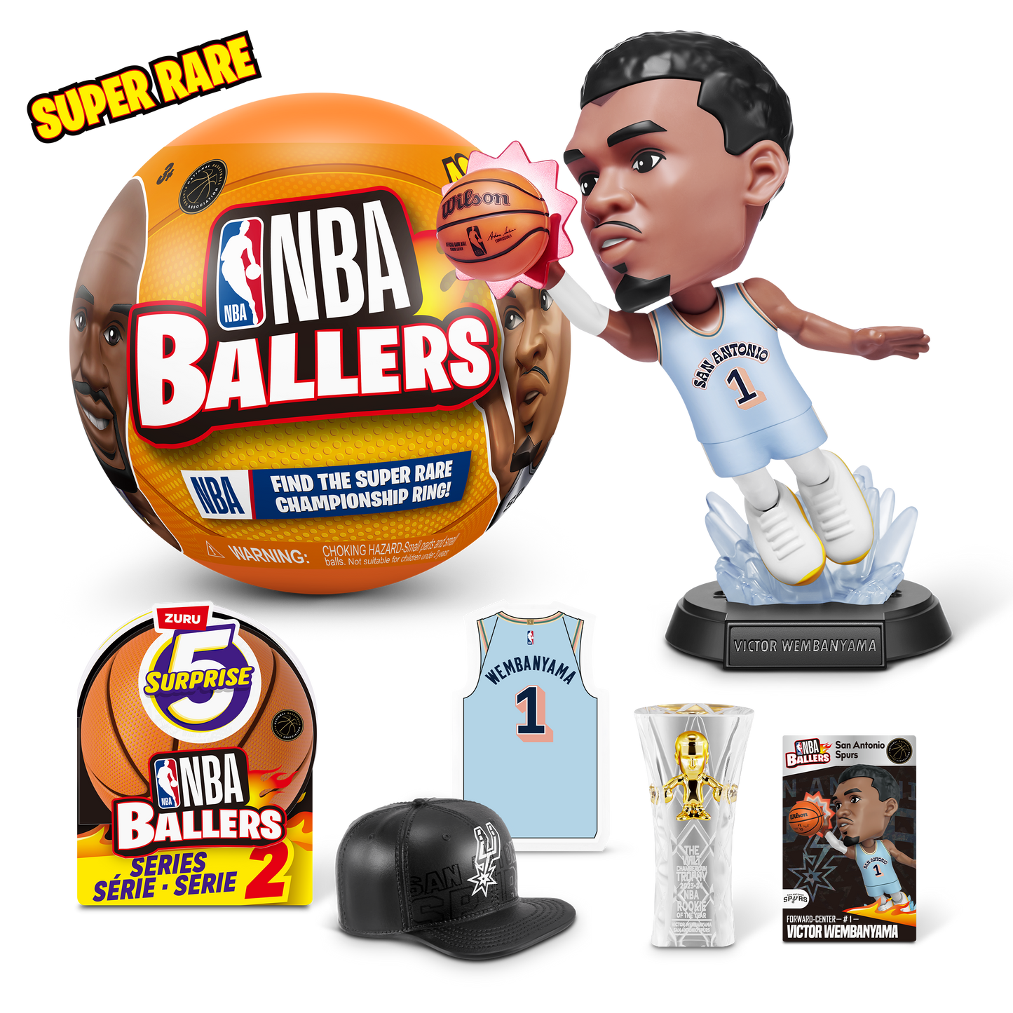 5 Surprise NBA Ballers Series 2 by ZURU