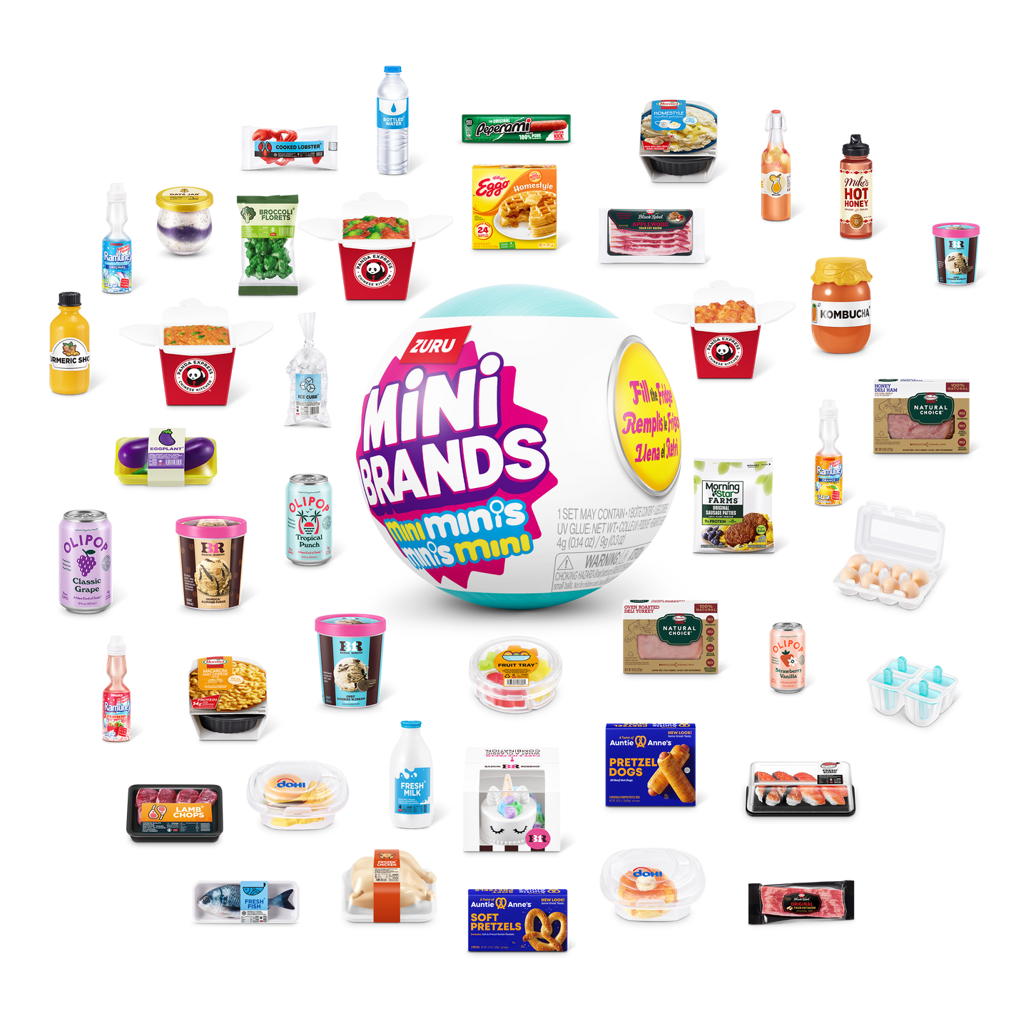 Mini Brands Fill The Fridge Series 1 Capsule by ZURU