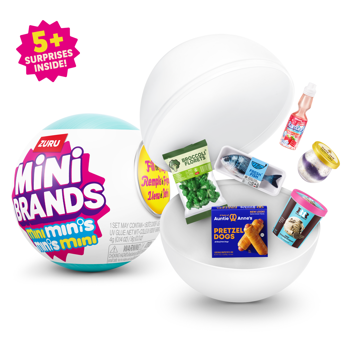 Mini Brands Fill The Fridge Series 1 Capsule by ZURU